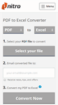 Mobile Screenshot of pdftoexcelonline.com